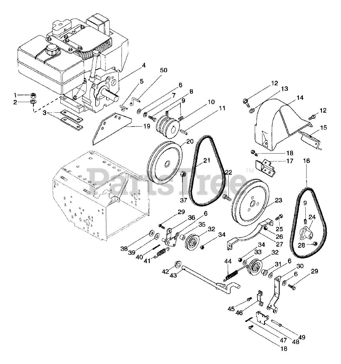 ariens 1028 snowblower parts diagram