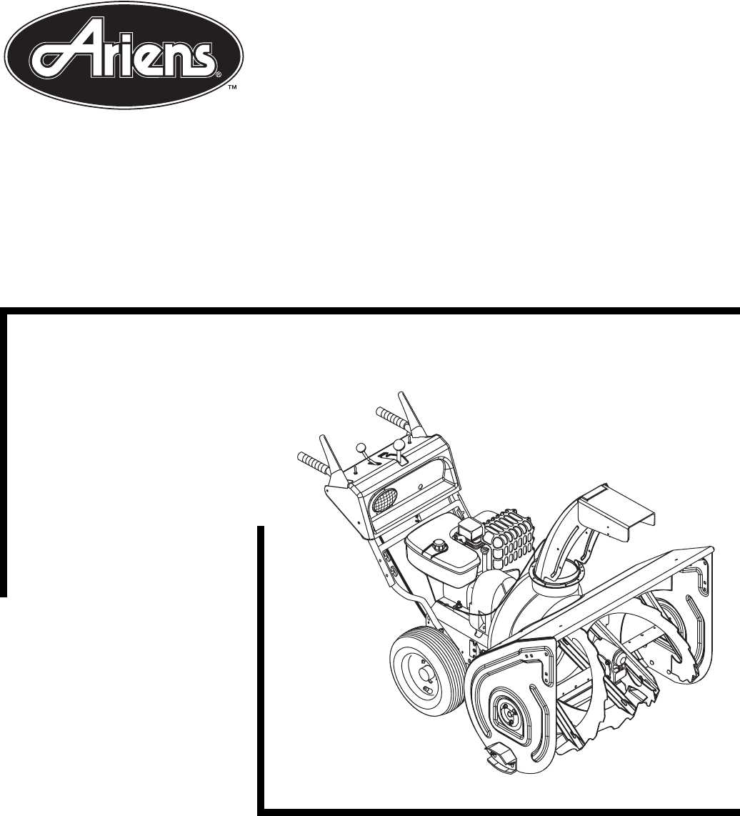 ariens 1028 snowblower parts diagram