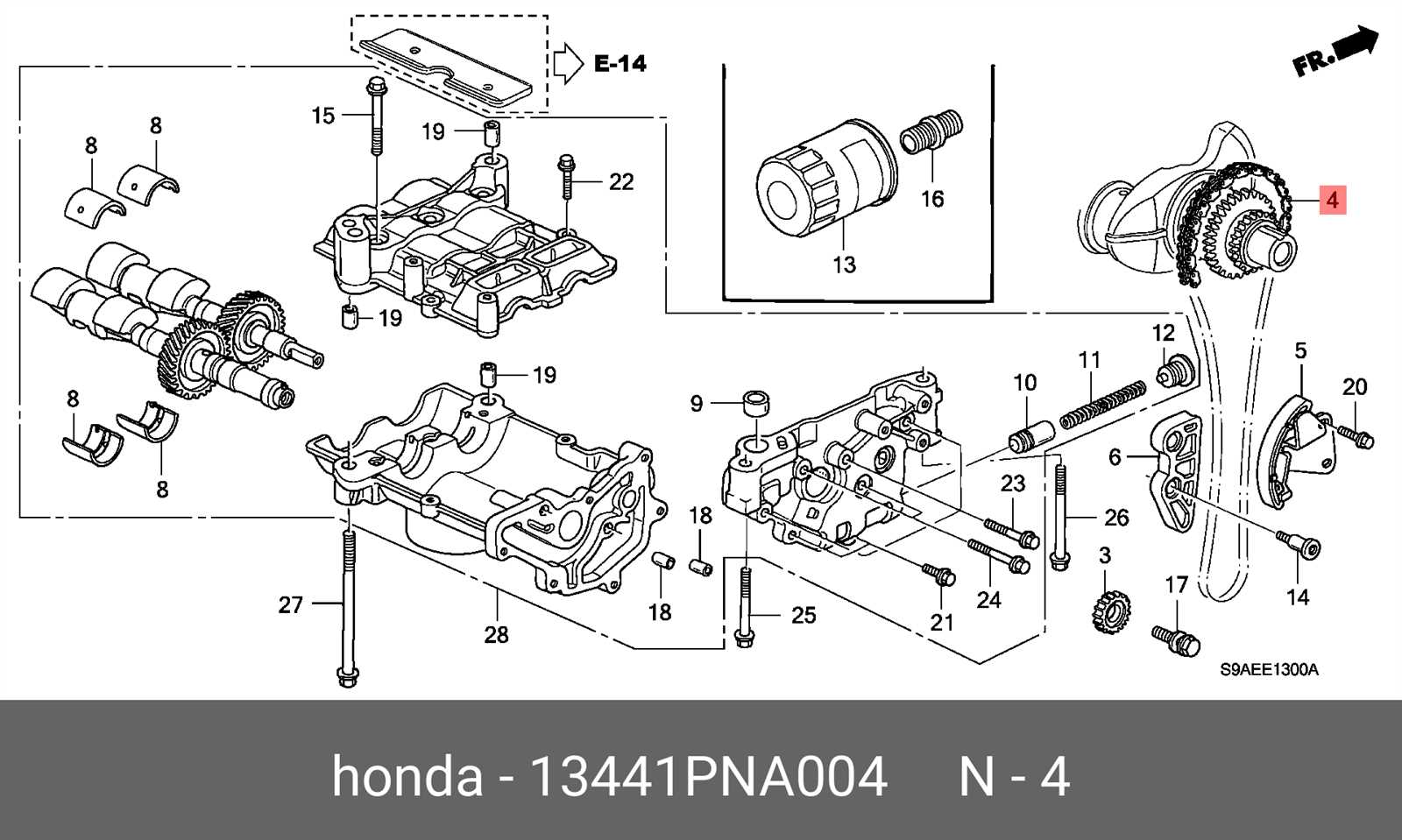 2008 honda civic parts diagram