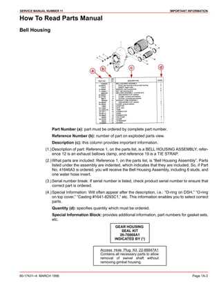 bravo 3 lower unit parts diagram