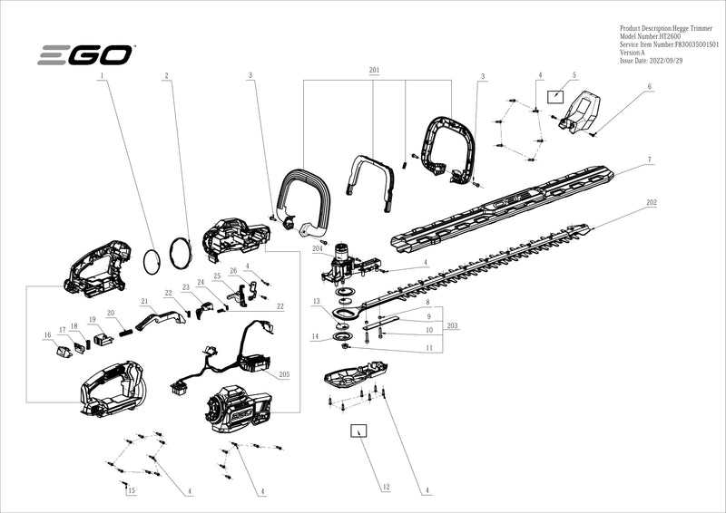 husqvarna hedge trimmer parts diagram