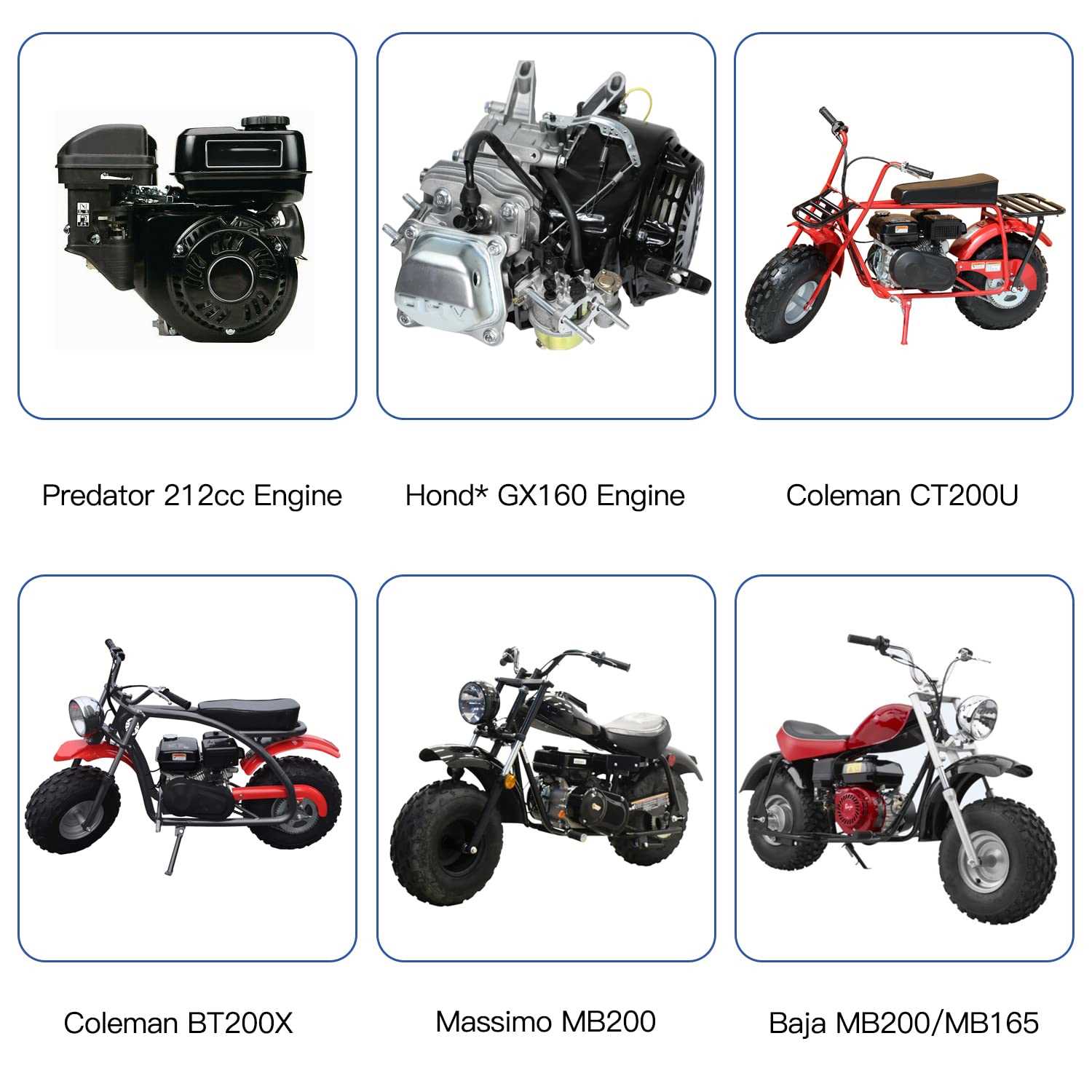 baja mini bike parts diagram