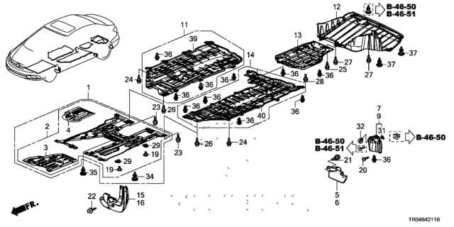 honda civic 2013 parts diagram