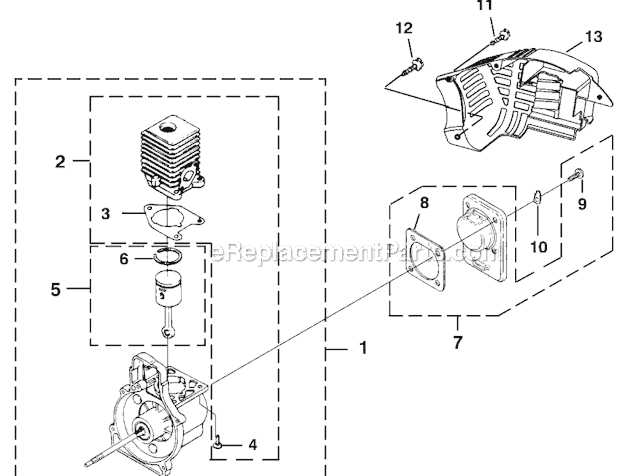 craftsman 25cc gas blower parts diagram