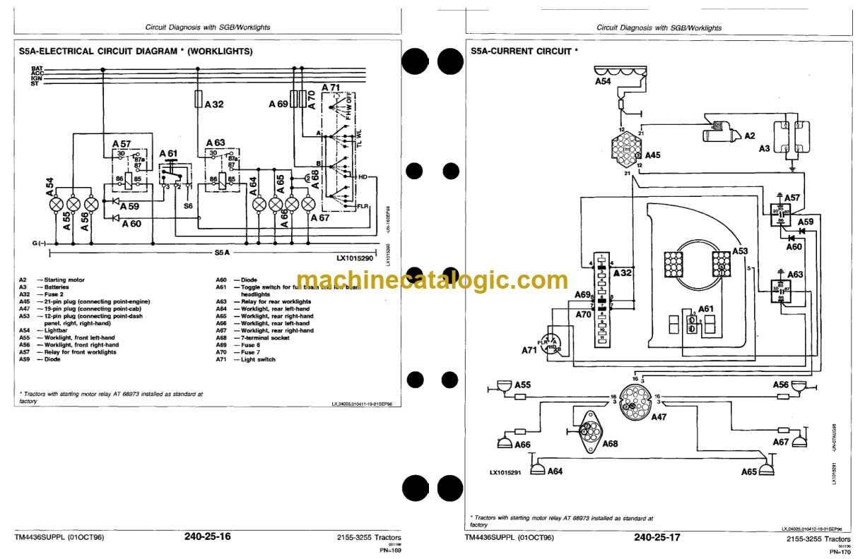 john deere 2155 parts diagram