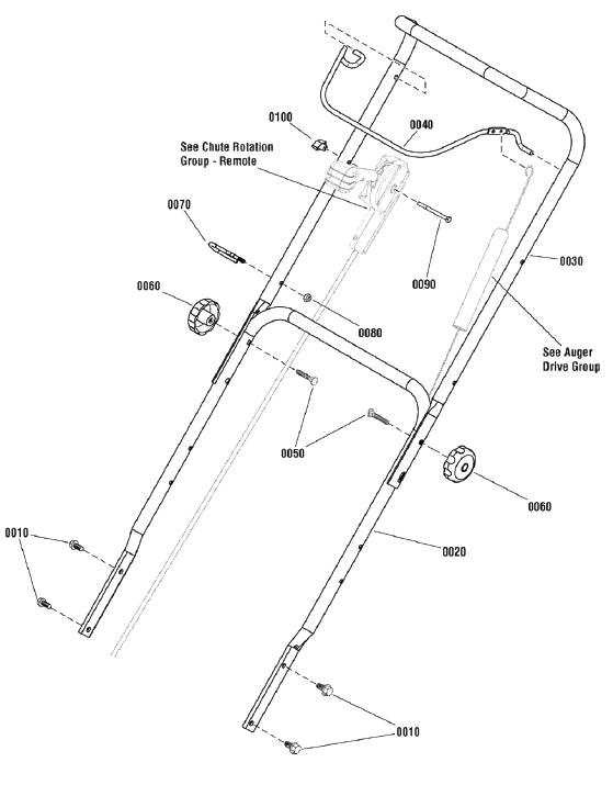 bobcat snowblower parts diagram