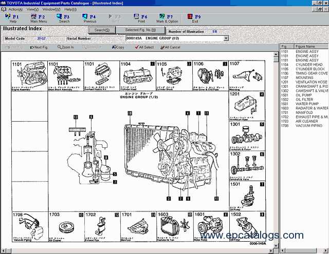 toyota forklift parts diagram