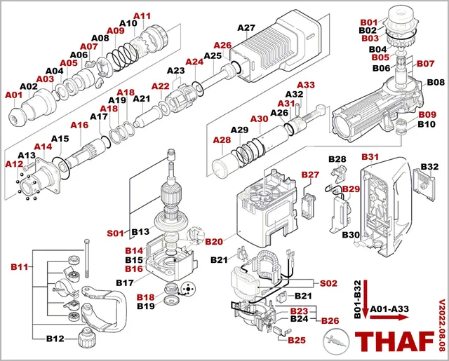 bosch 11264evs parts diagram