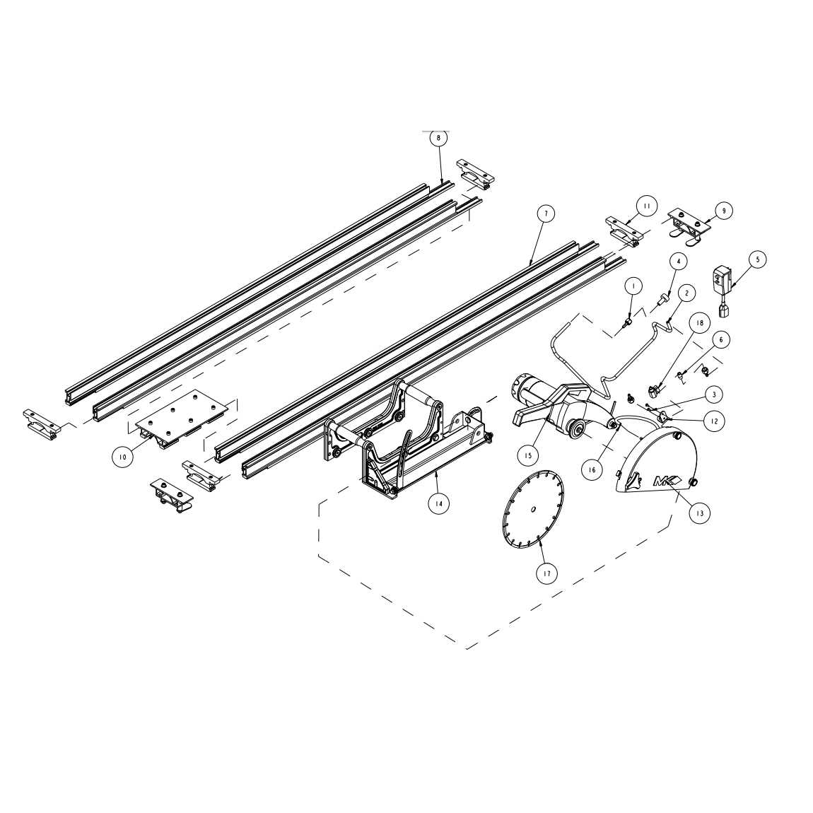 bosch 4100 table saw parts diagram