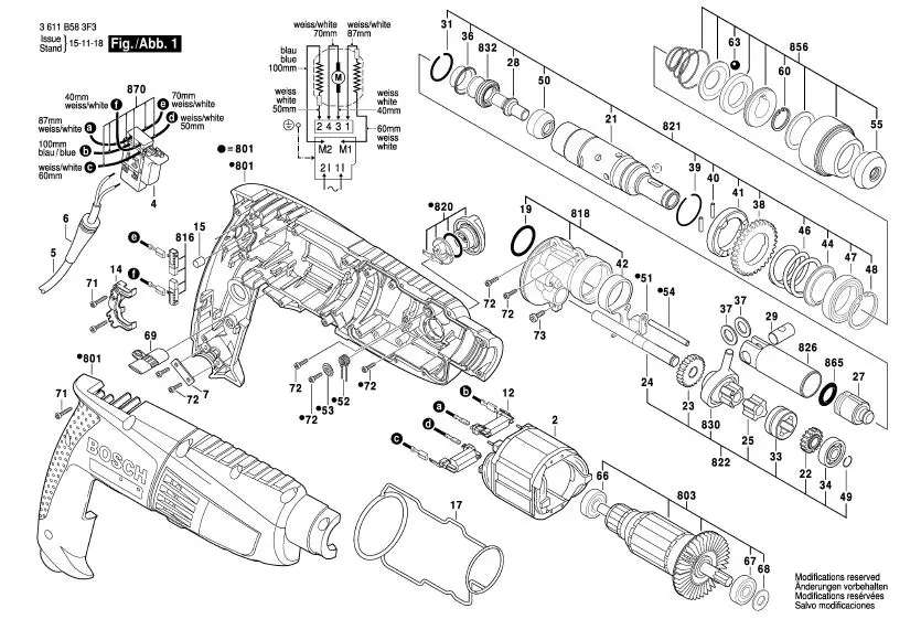 bosch hammer drill 11264evs parts diagram