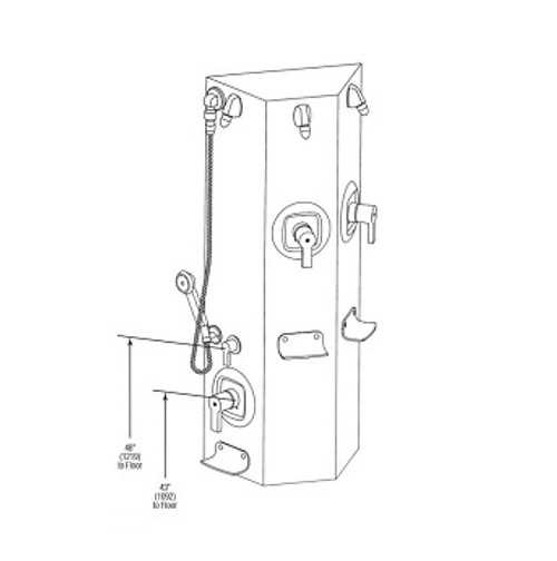 bradley wash fountain parts diagram