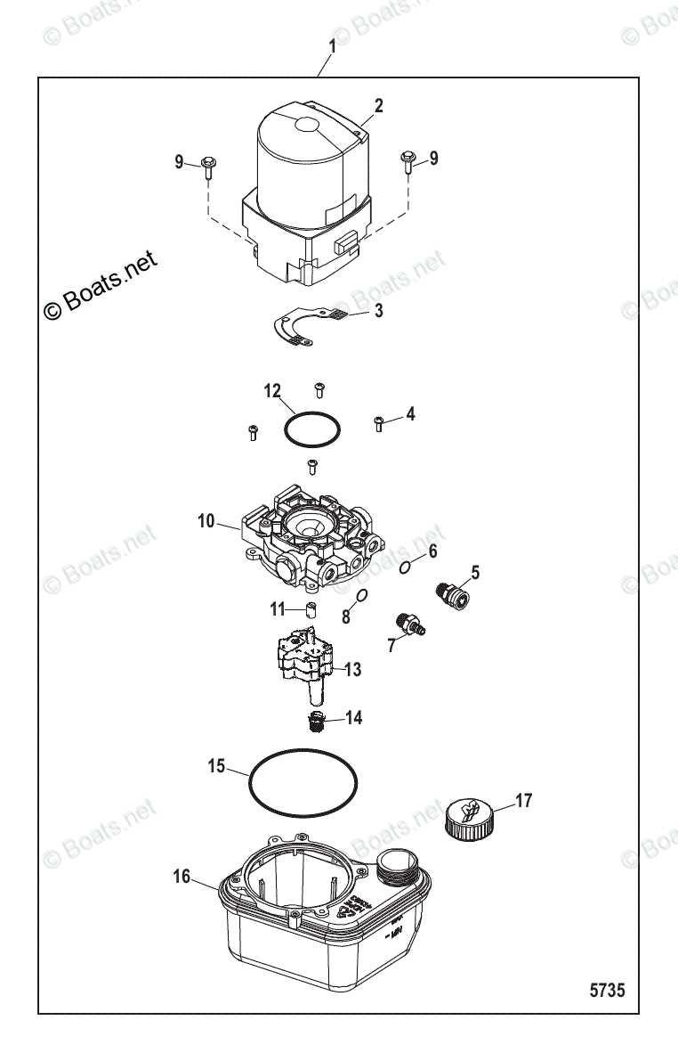 bravo 3 lower unit parts diagram