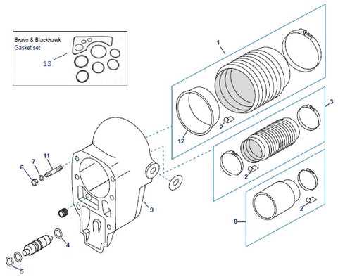 bravo 3 outdrive parts diagram