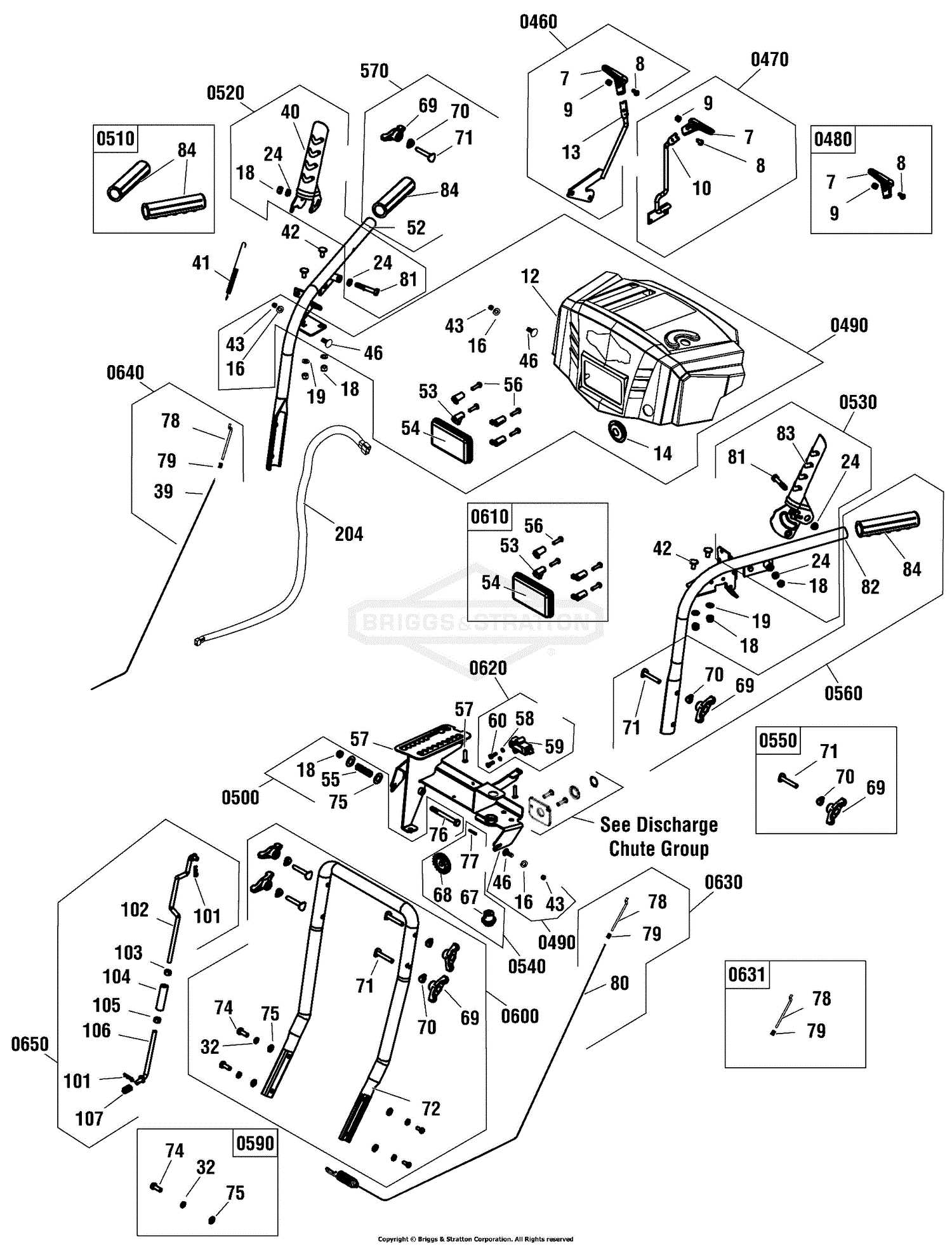 briggs and stratton 1024md parts diagram