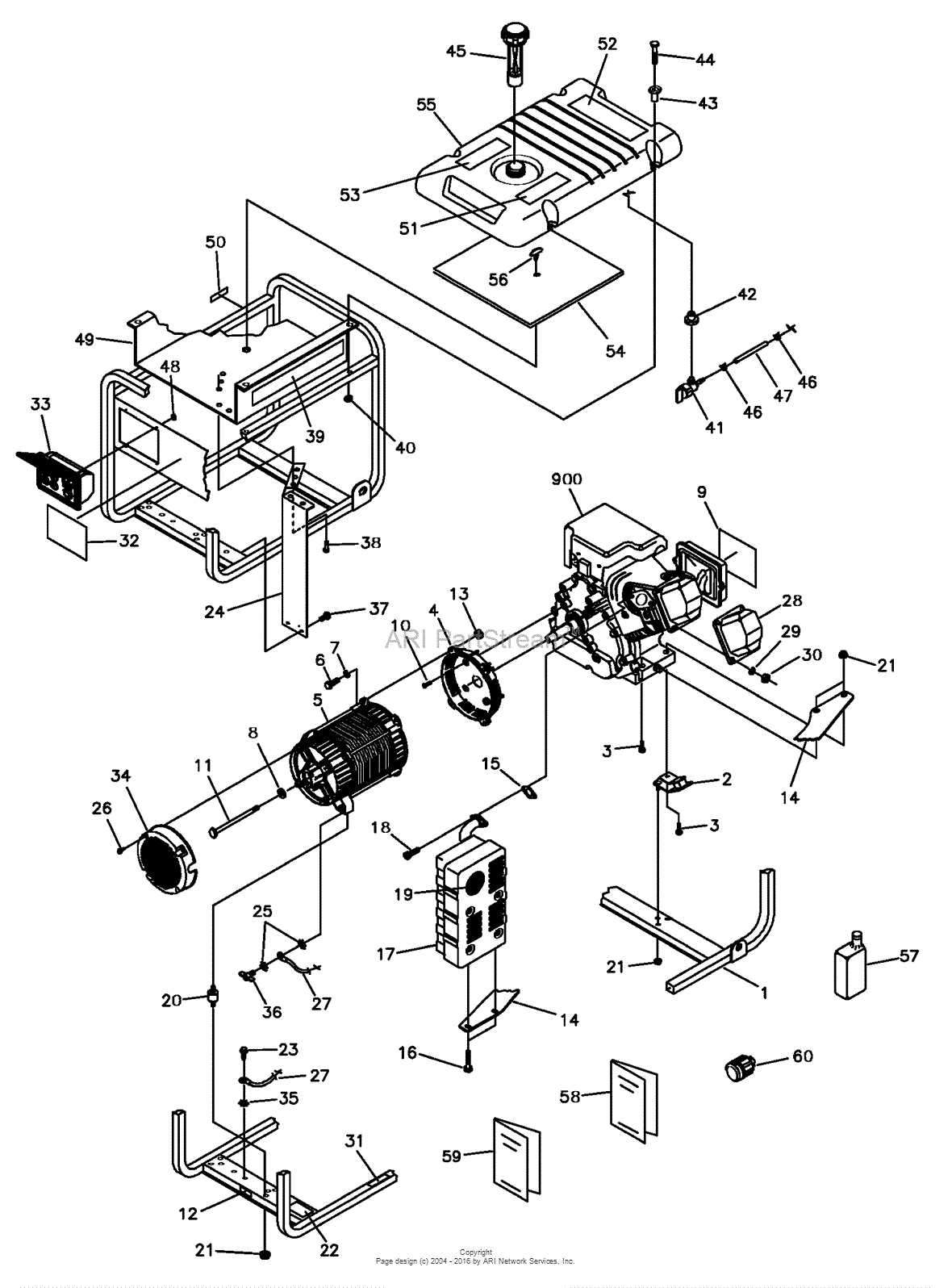 briggs and stratton 500 series parts diagram