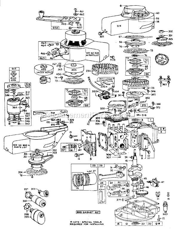 briggs and stratton 500e parts diagram