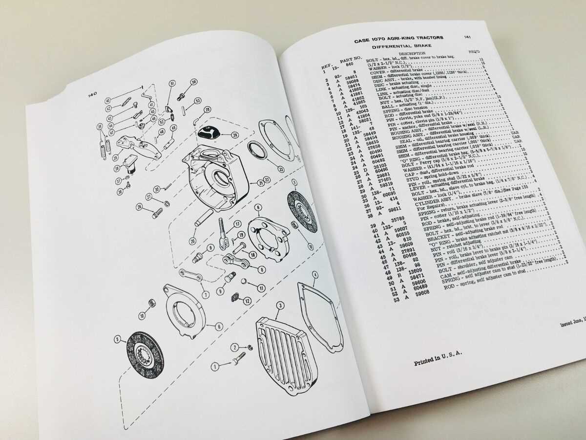 case 1070 parts diagram