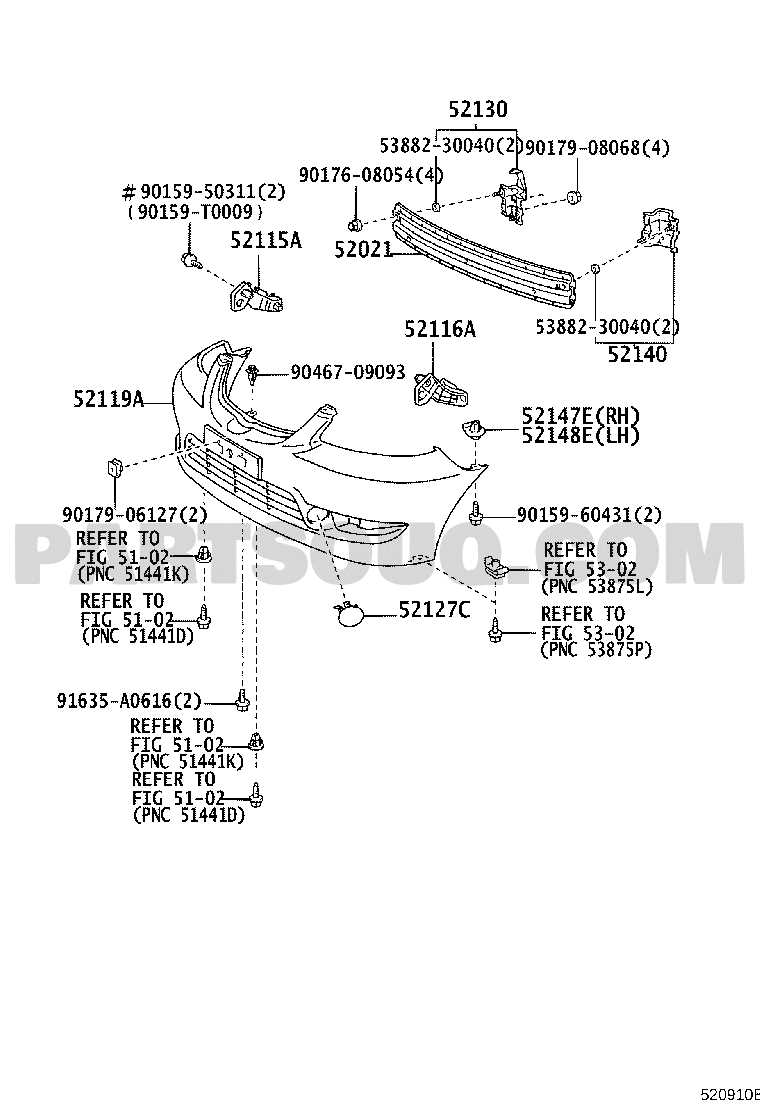 2005 toyota corolla body parts diagram