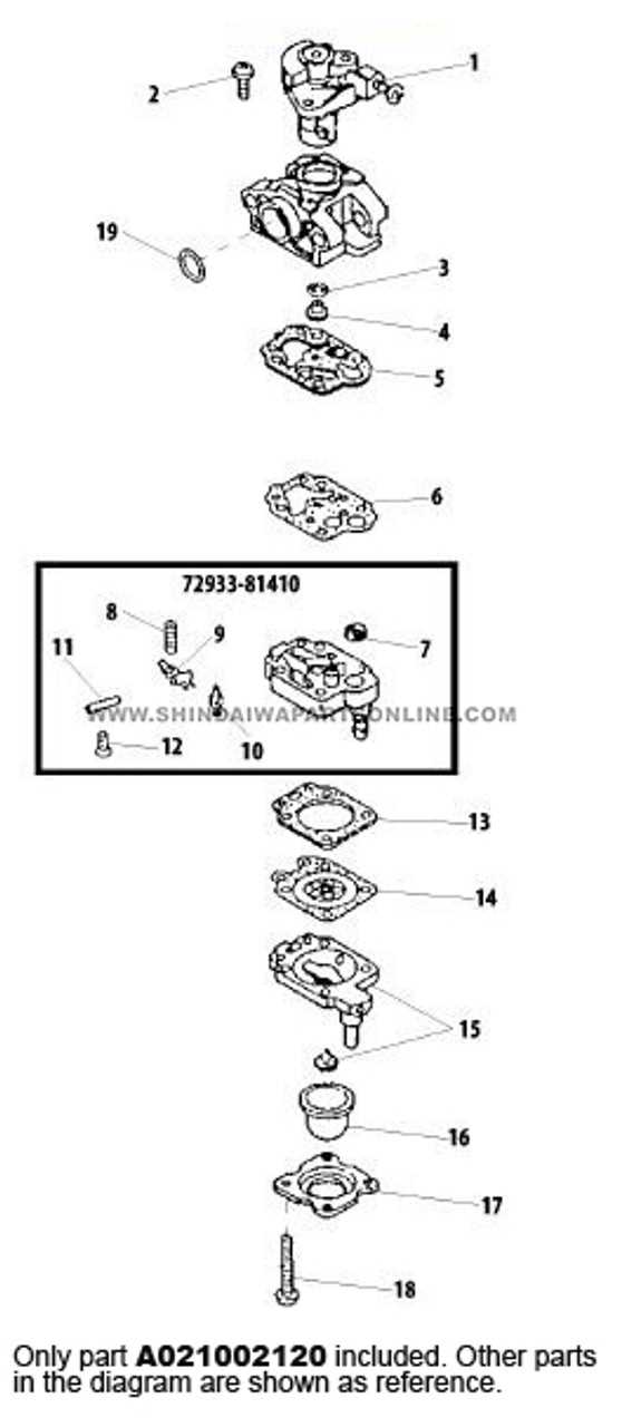 carburetor parts diagram