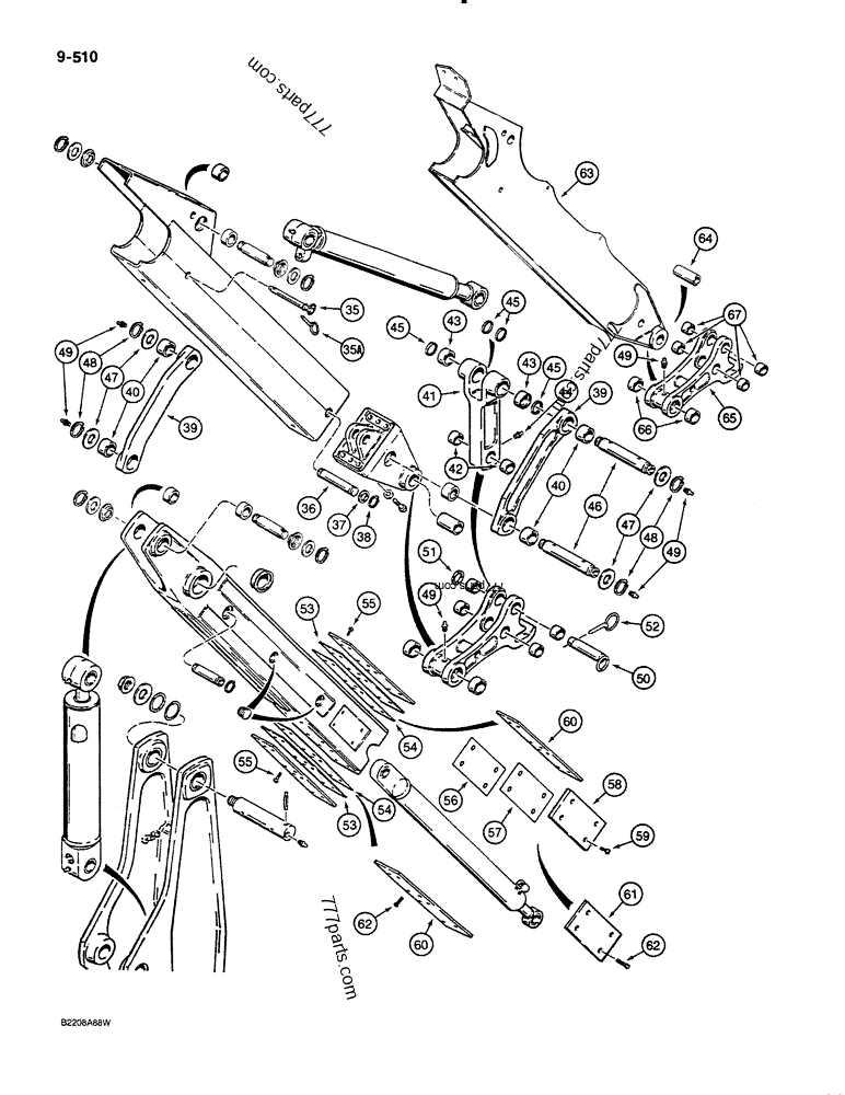 case 580 super e parts diagram