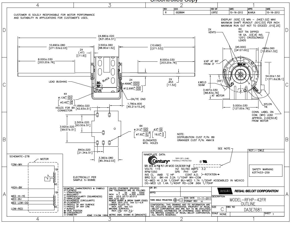 century motor parts diagram