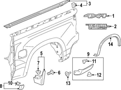 chevrolet silverado parts diagram