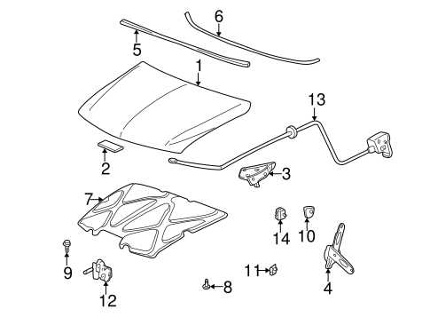 chevy avalanche body parts diagram