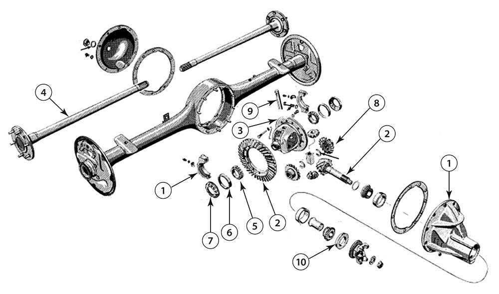 chevy front differential parts diagram