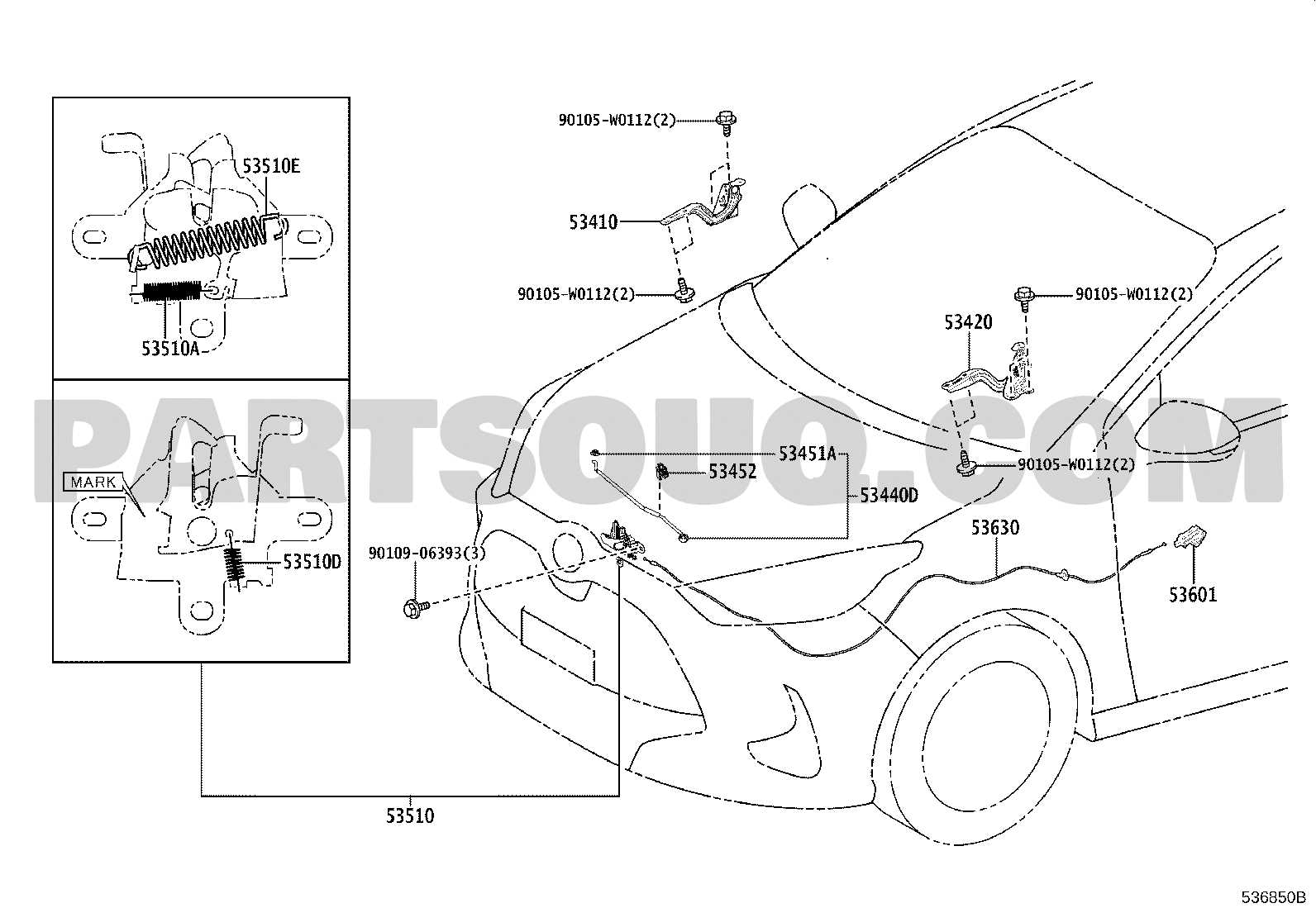 toyota yaris parts diagram