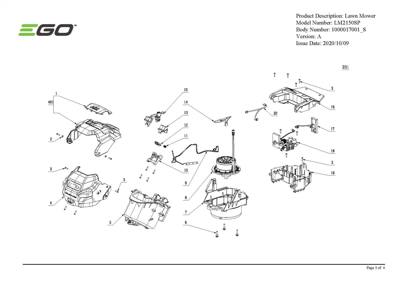 powersmart lawn mower parts diagram