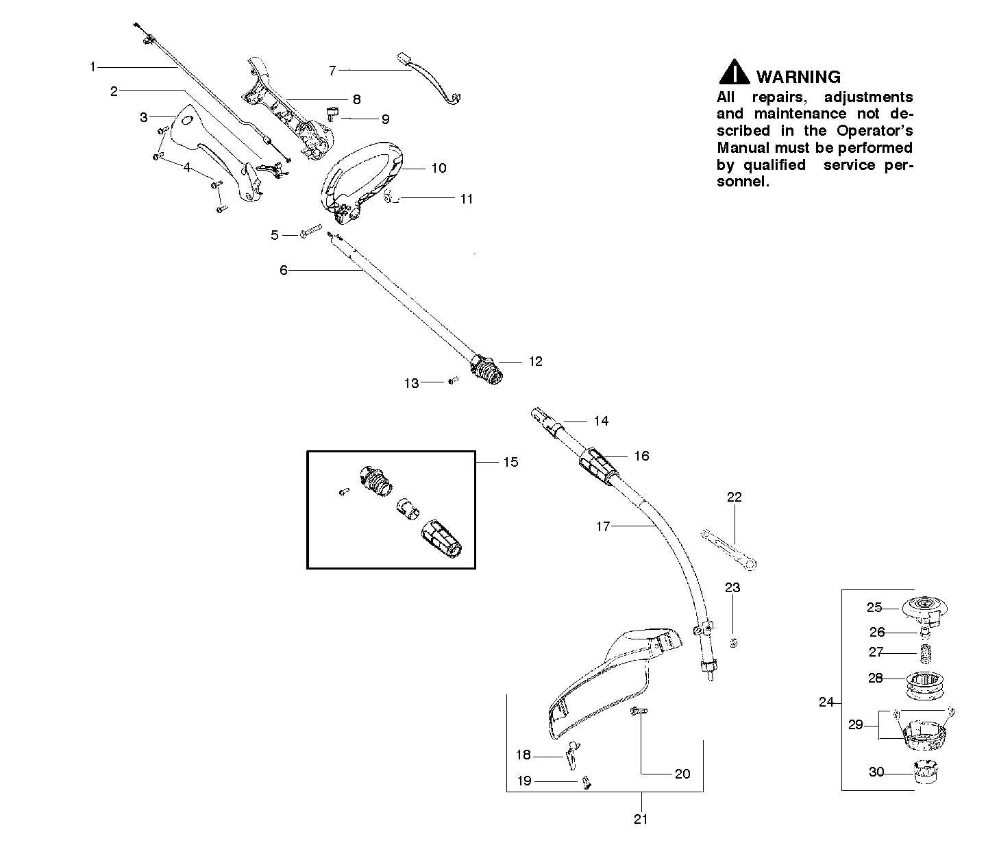 mcculloch 250 chainsaw parts diagram