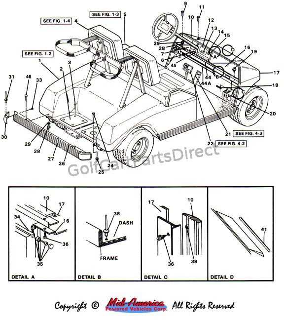 club car oem parts diagram