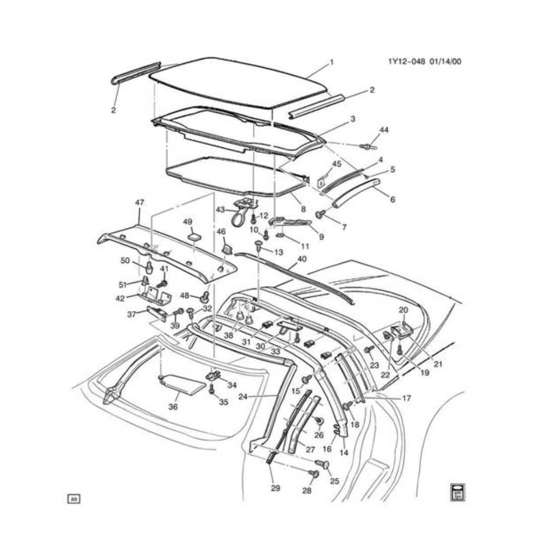 corvette parts diagram