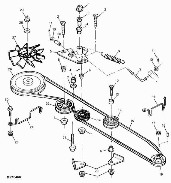 craftsman gt5000 steering parts diagram