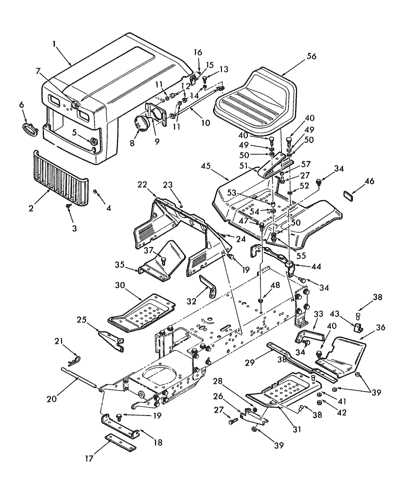 craftsman gt5000 steering parts diagram