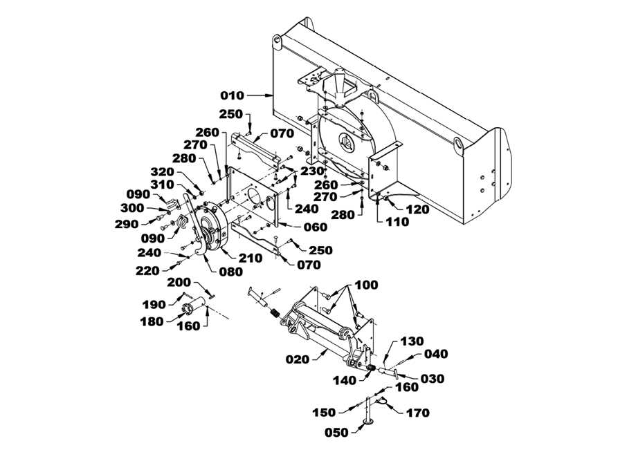 craftsman snowblower parts diagram