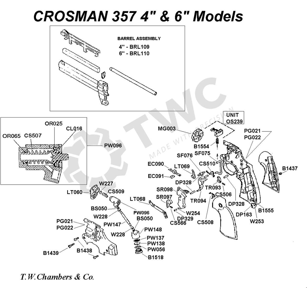 crosman r1 parts diagram