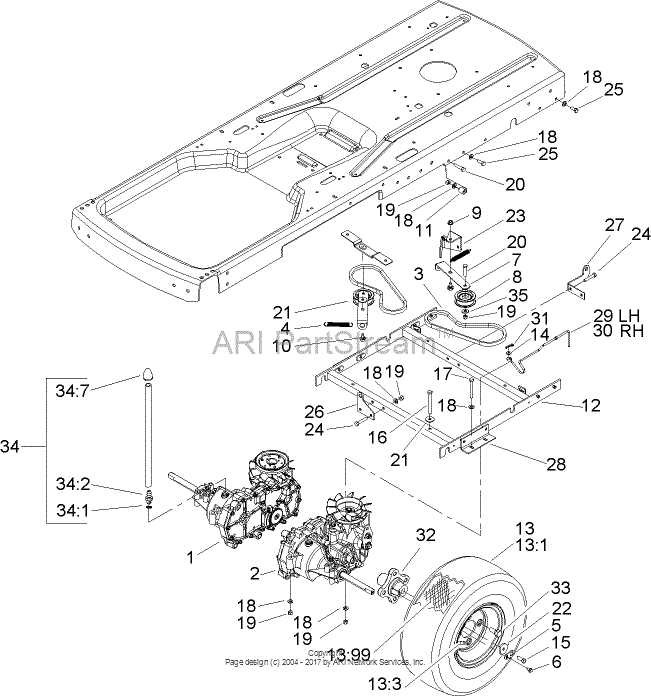 toro 75750 parts diagram