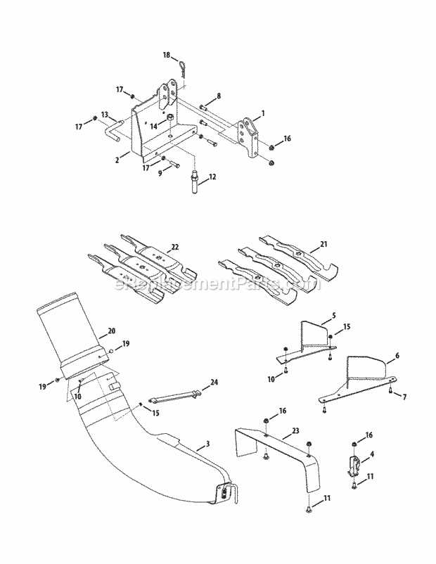 cub cadet 1045 parts diagram