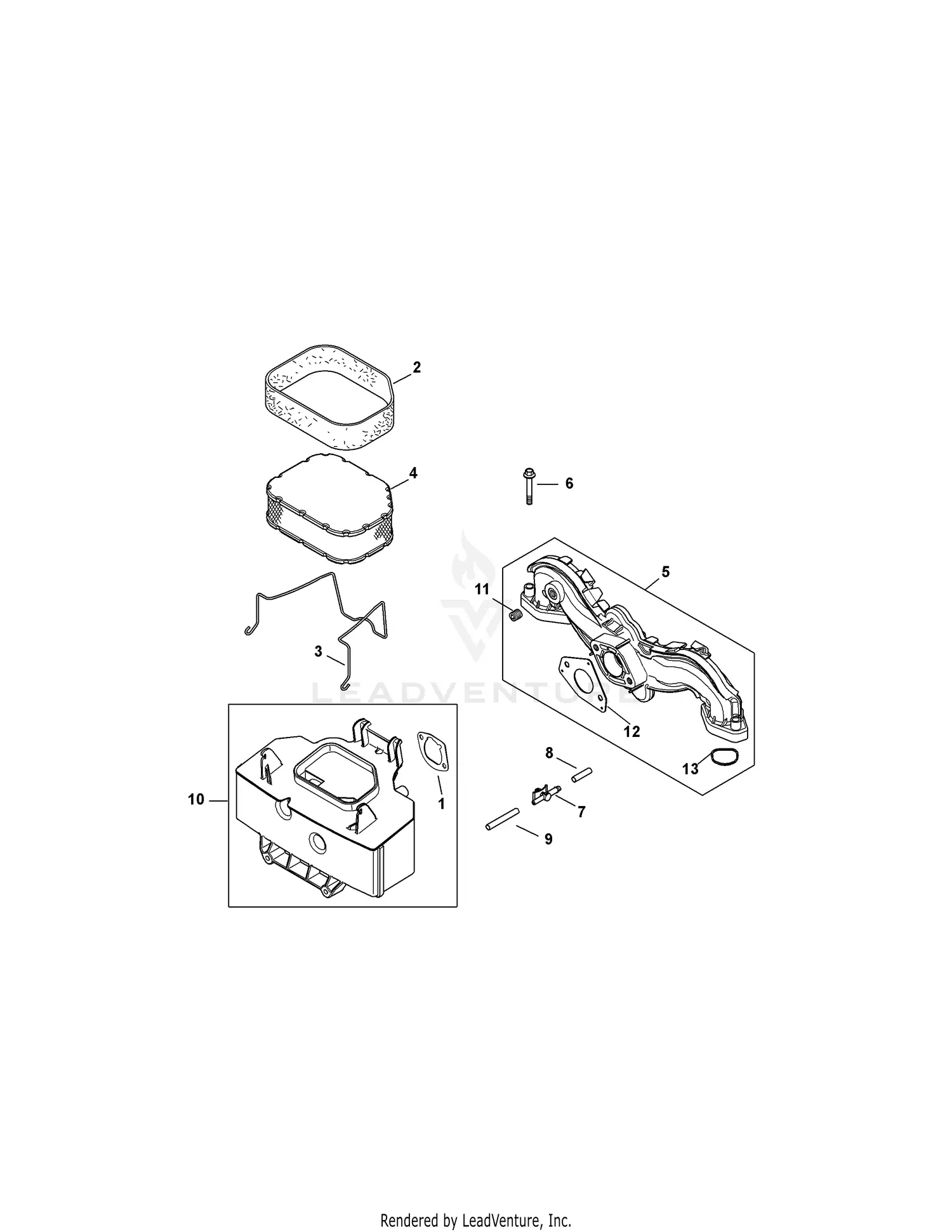 cub cadet rzt 54 parts diagram