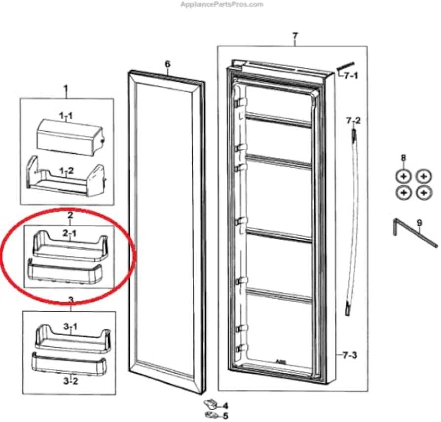 samsung rs265tdrs parts diagram