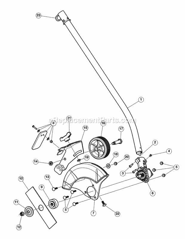 cub cadet trimmer parts diagram