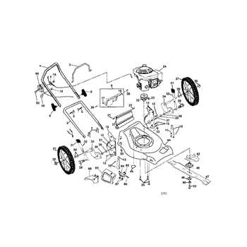 poulan riding mower parts diagram