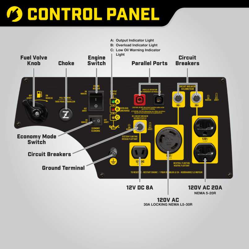 champion generator parts diagram