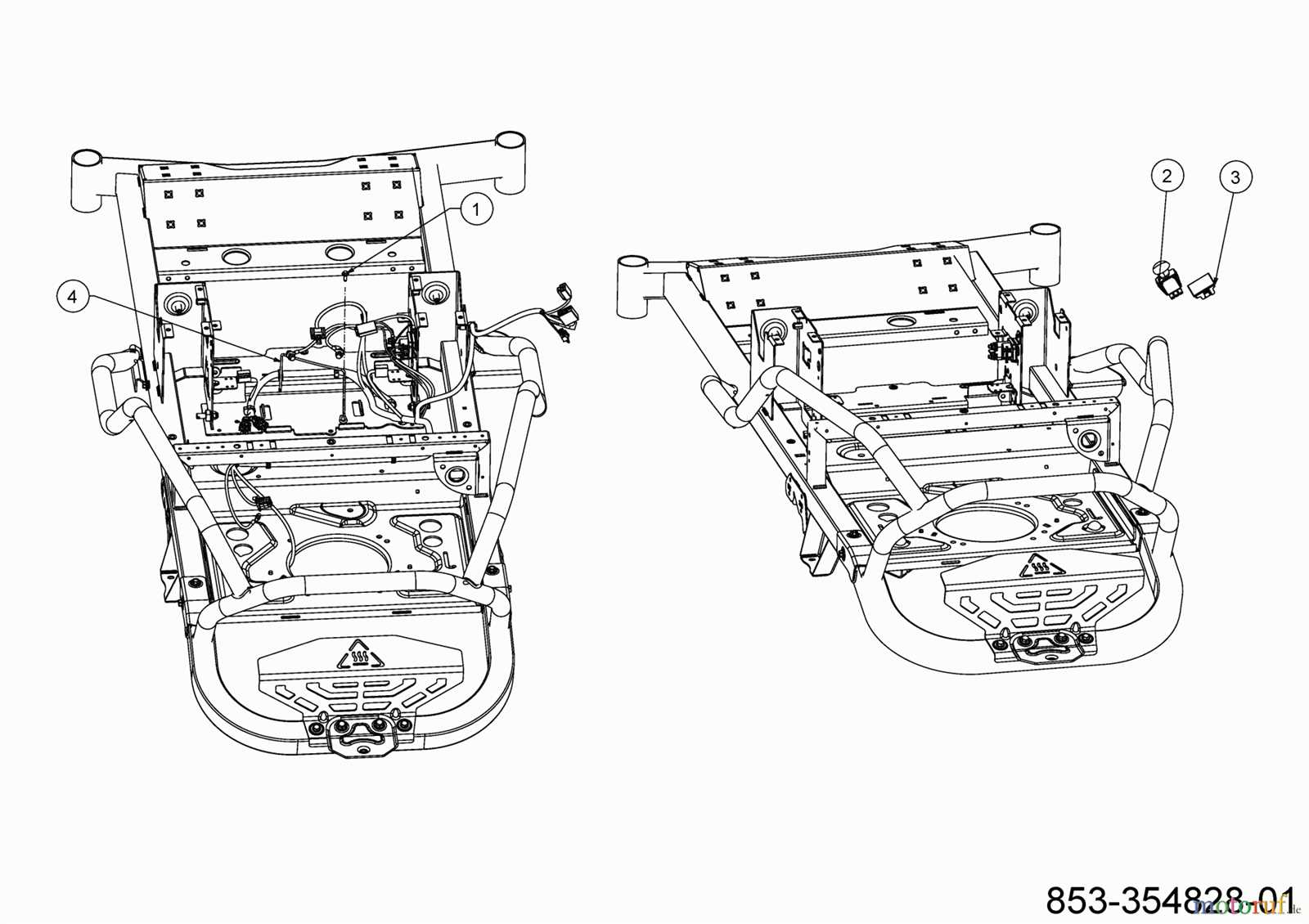 cub cadet zero turn parts diagram