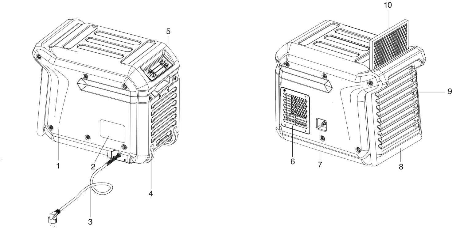 dehumidifier parts diagram