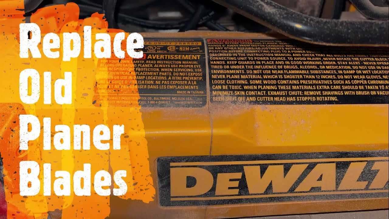 dewalt 734 planer parts diagram