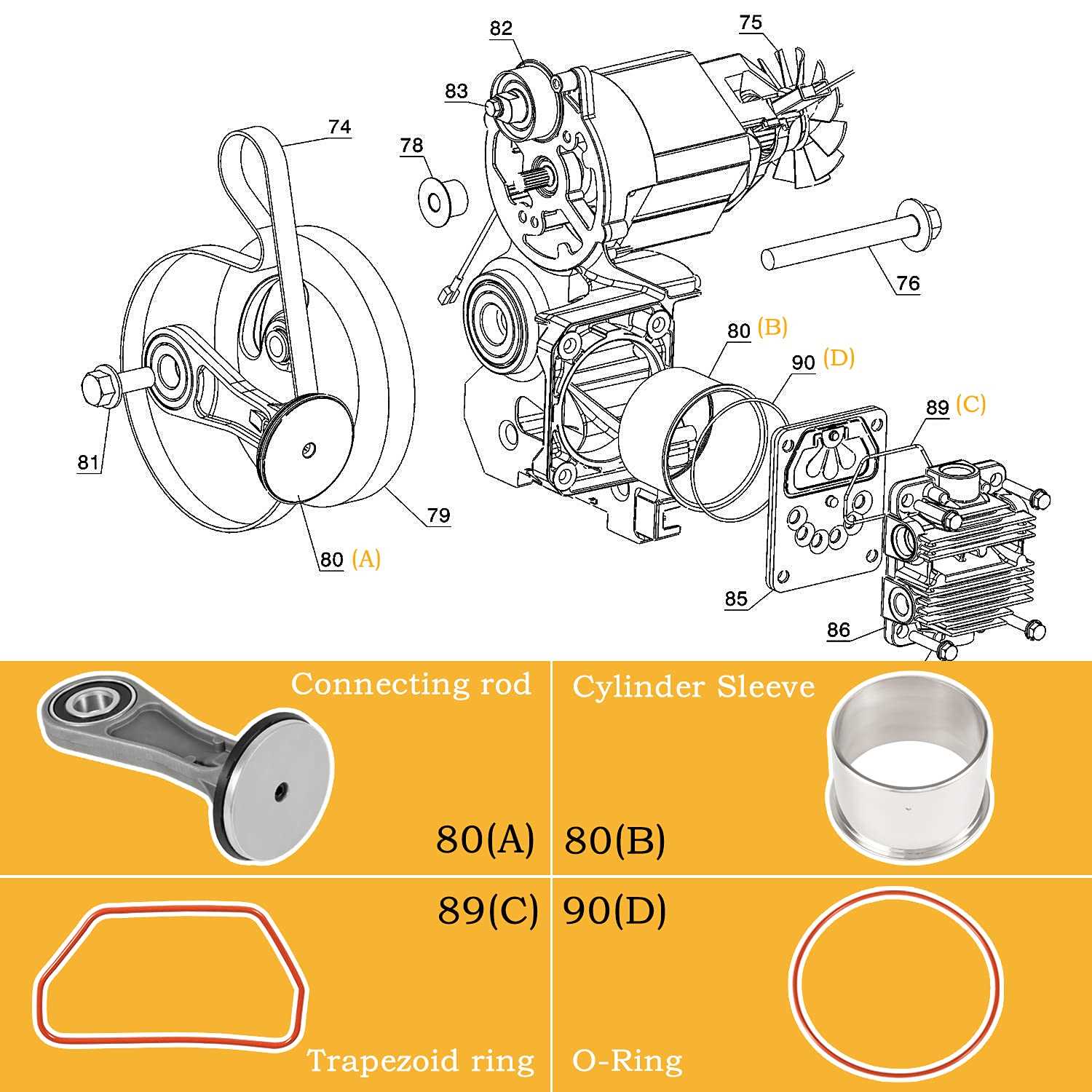 dewalt d55146 parts diagram