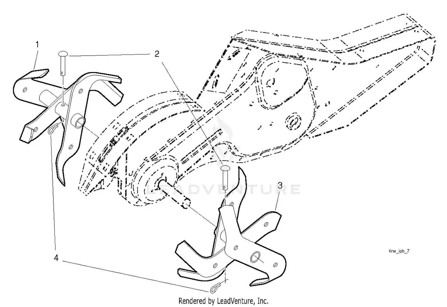 craftsman rear tine tiller parts diagram