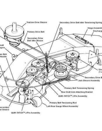 john deere stx38 black deck parts diagram